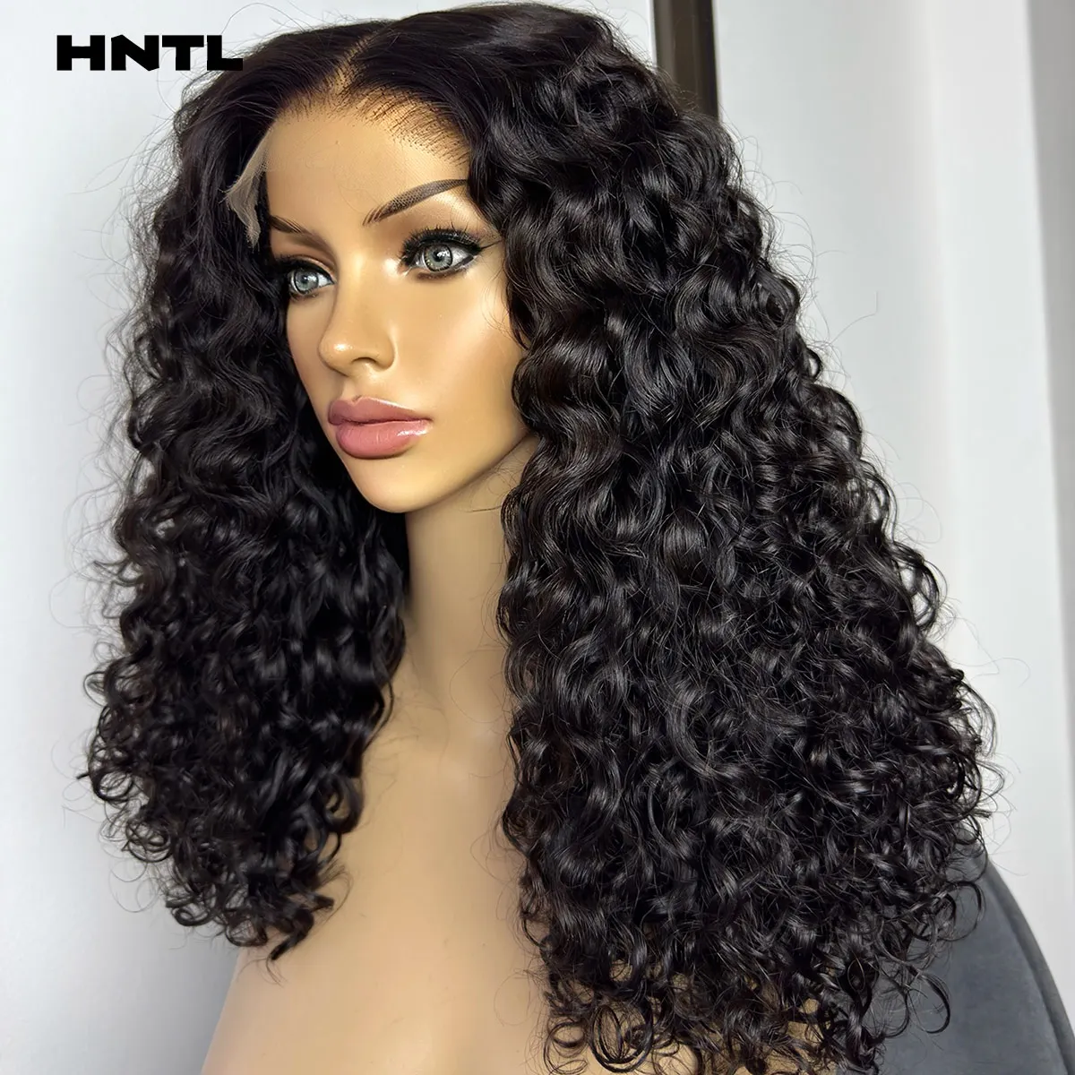 Beginner-Friendly & Ready to Wear 5by5 Lace Loose Curl Wig Super Double Drawn 13x6 13x4 Lace Frontal Deep Wave Wigs Pre Plucked