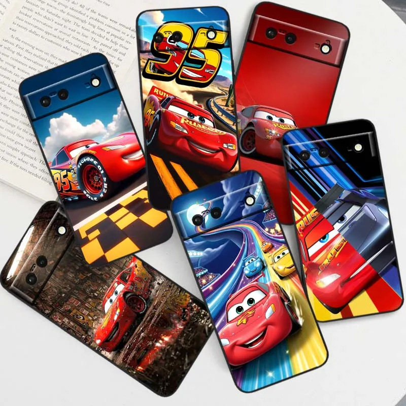 

Racing Total Mobilization For Google Pixel 9a 9 8A 8 7 7A 6 6A Pro XL 2024 5G Black Soft TPU Silicone Cover Phone Case