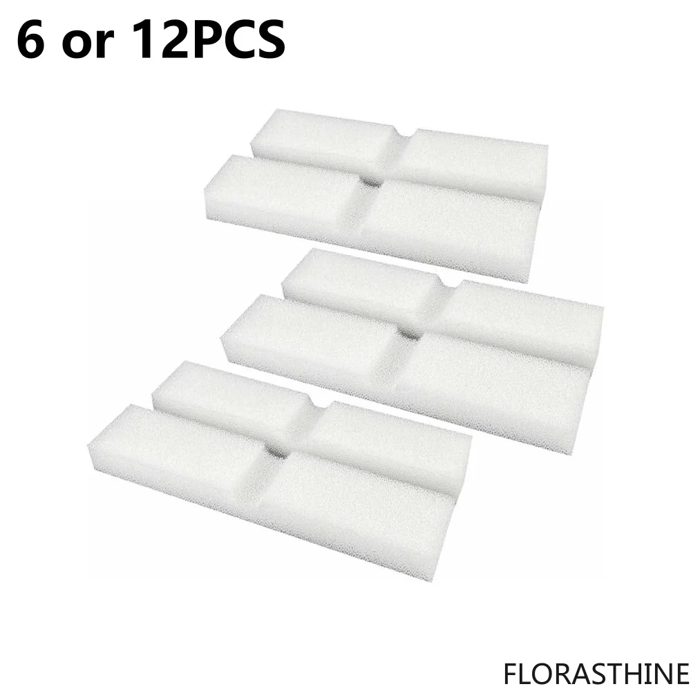 12PCS 6 or Compatible Foam Pad Fit for Fluval FX4 / FX5 / FX6 Filter Aquarium