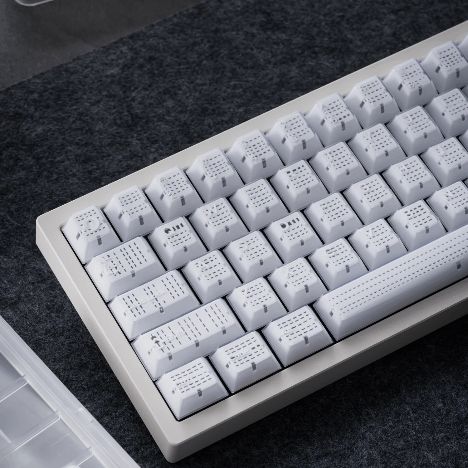 Domikey Glaze Keycap Cherry Profile abs doubleshot backlit keycap for mx keyboard poker 87 104 xd64 xd68 BM60 BM65 BM68 BM80