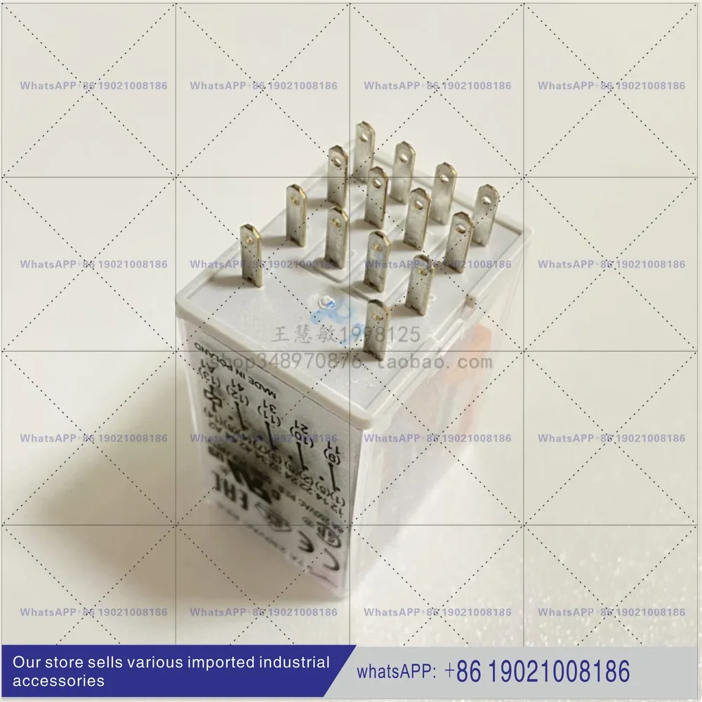 R4N - 2014-23-1024 - WT | Relpol Electromagnetic Relay 6A 24VDC 14 Pins New Gen…