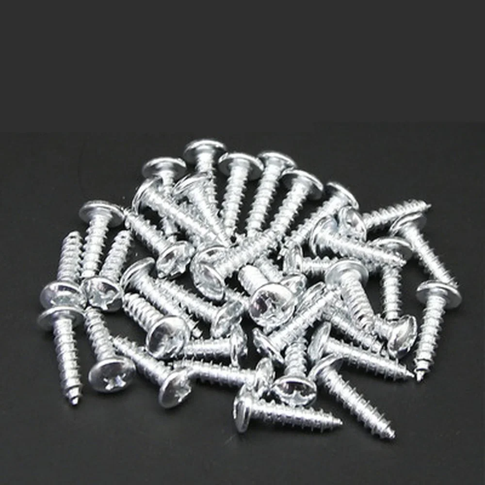 30pcs for Motorcycle electric car plastic parts U-card self-tapping screws fixed iron enclosure card standard