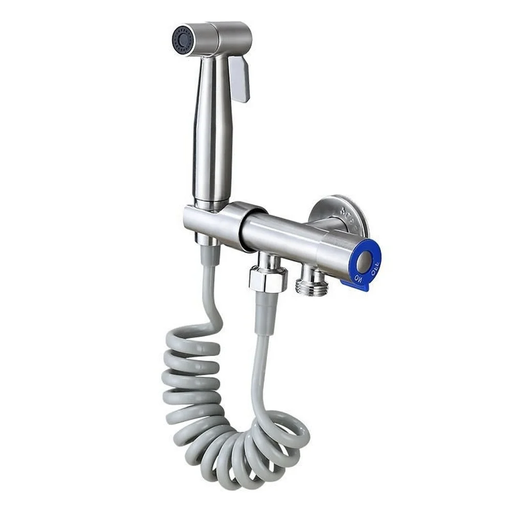 For Versatile Washing Tasks Stainless Steel Bidet Sprayer Stainless Steel Bidet Sprayer Wall Mounted Bidet Set