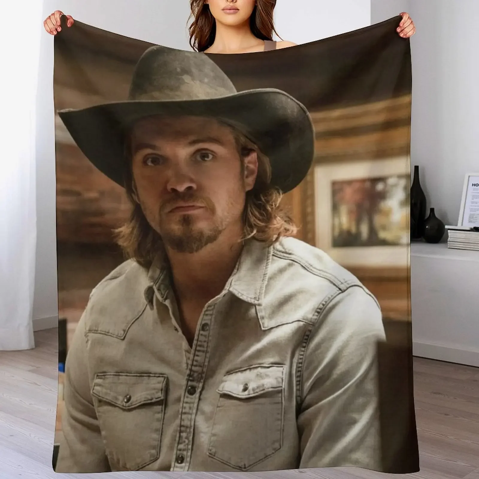 

Kayce Dutton Throw Blanket Cute manga Blankets