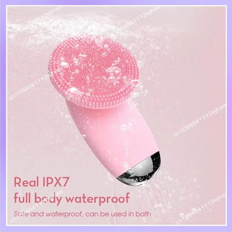 N83R Ultrasonic Silicone Facial Cleanser Electric Vibration Massage Deep Pore Cleaning Multi-Functional Skin Care Tools