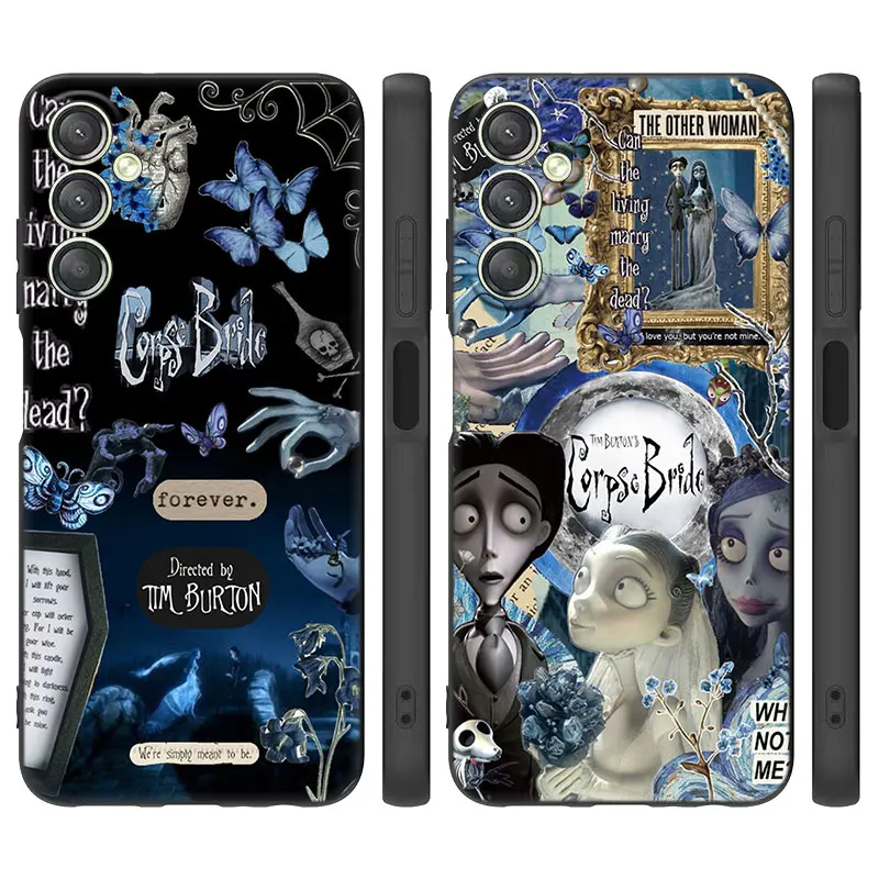 The Corpse Bride Black Case For Samsung Galaxy A15 A14 A05 A34 A54 A52S A53 A33 A23 A24 A13 A12 A22 A32 A50 A51 A70 A71 A73 5G