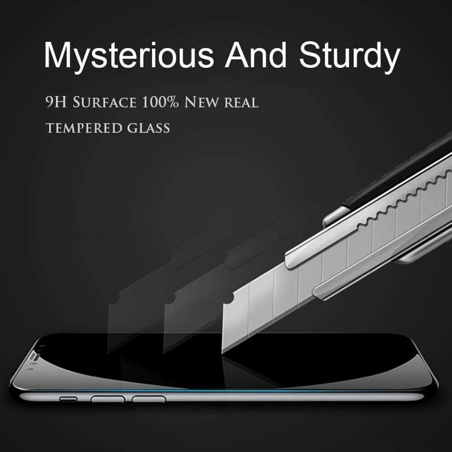 Full Privacy Tempered Glass For iPhone 14 13 12 11 Pro X Xs Max Plus Antispy Screen Protector For iPhone 7 8 PlusHigh Definition