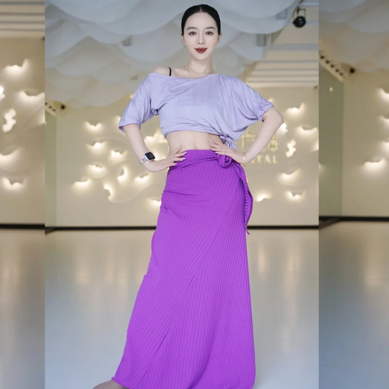 

Belly Dance Advanced Performance Set Adult Female Sexy Slimming Practice Clothes Temperament Team Training Clothing