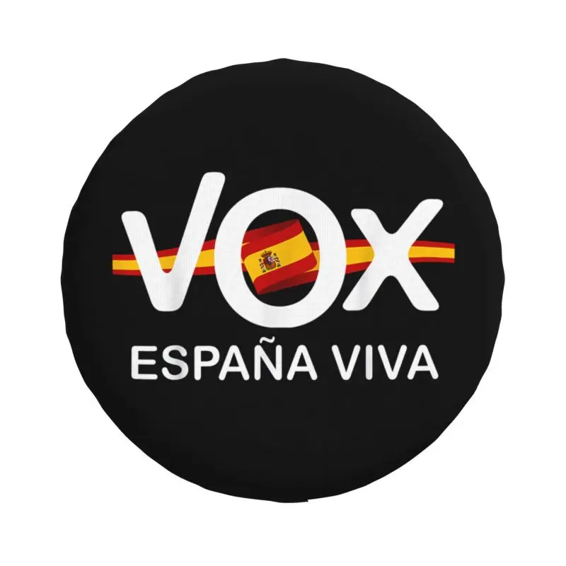 Cubierta de neumático de repuesto personalizada Espana Viva Vox para Honda CRV bandera de España 4WD 4x4 protectores de ruedas de coche de remolque 14 "15" 16 "17" pulgadas