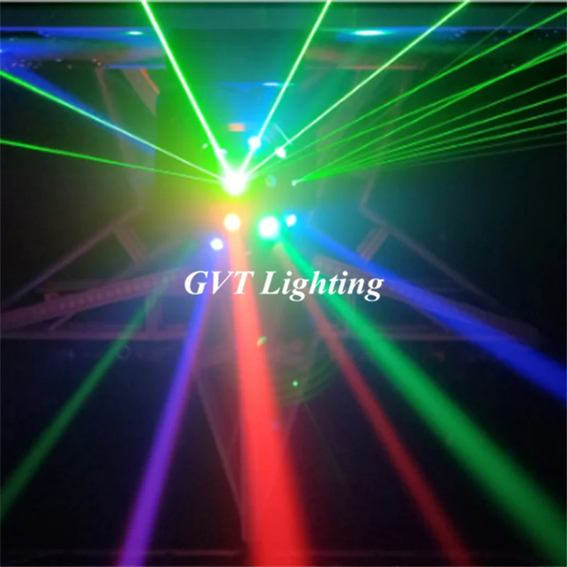 Imagem -05 - Laser Estroboscópico de 16 Feixe Laser Vermelho Verde em Luz Led de Cabeça Móvel 16x3w Cabeças Móveis Coloridas de Led Luz de Bola de Discoteca Novo