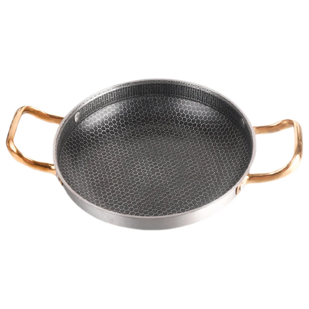 

Honeycomb Pan Stainless Steel Frying Pan Thickened Seafood Crayfish Frying Pan frying pans kitchen cookware