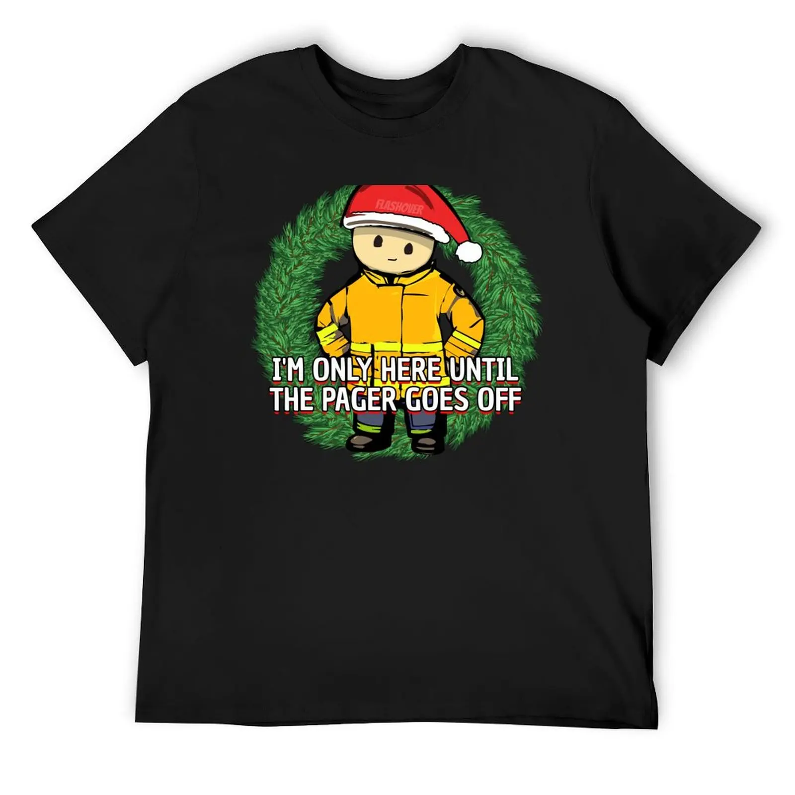 

I'm only here until the pager goes off T-Shirt for a boy vintage anime shirt summer clothes korean fashion tee shirts for men