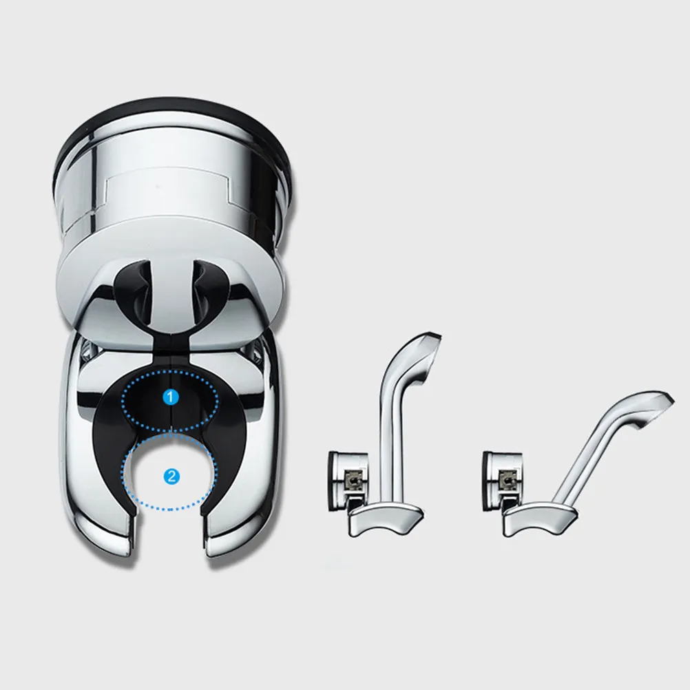 

Adjustable Suction Cup Shower Head Holder Bracket Heavy Duty ABS Wall Mount for Kids Parents Easy Install No Drilling Required