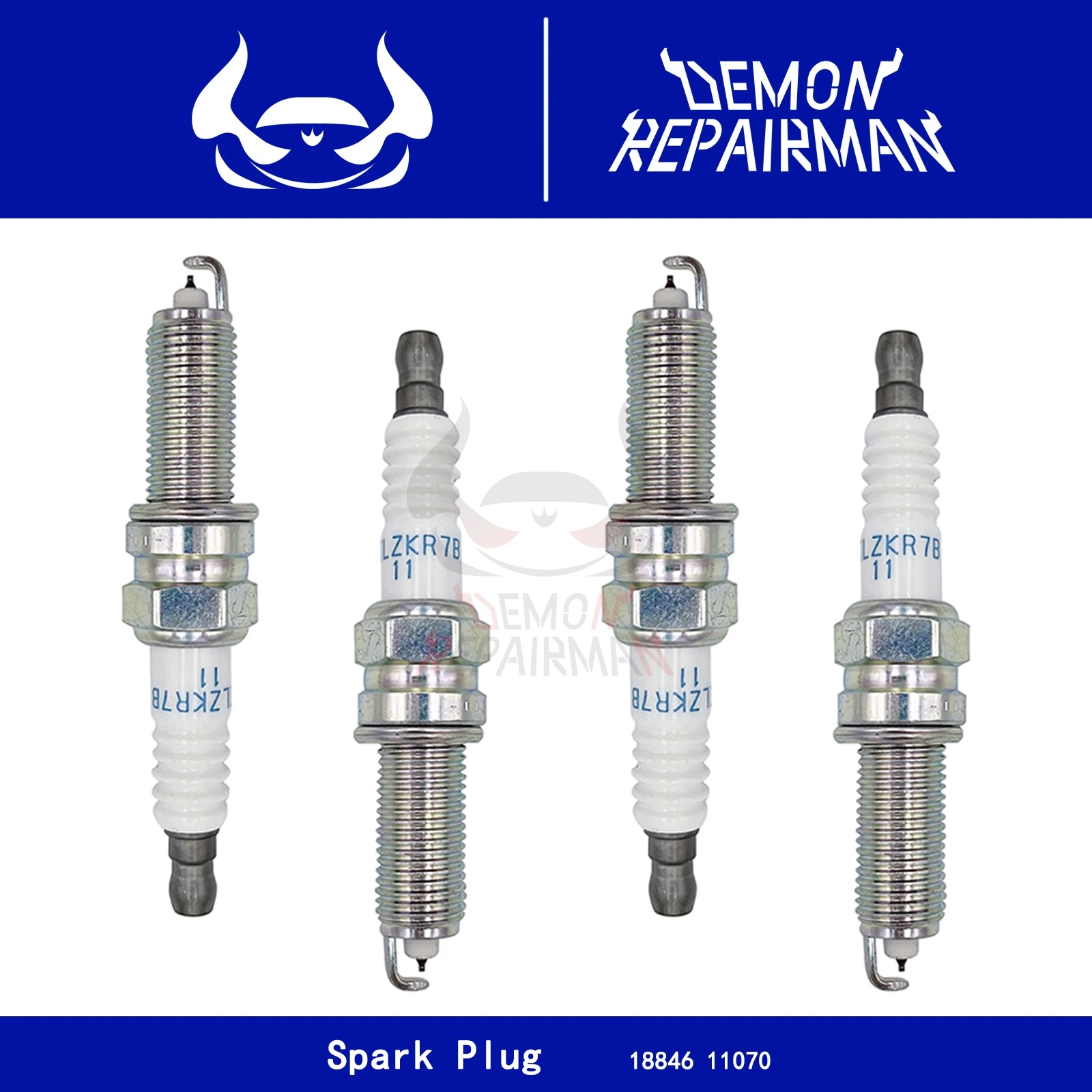 

4PCS 9807B-5617W IZFR6K-11 Laser Iridium Spark Plug For Honda Accord Acura RL TL RSX TSX Civic CRV Element IZFR6K11 6994