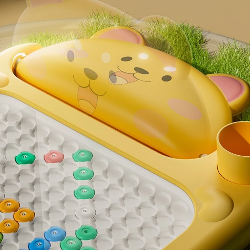 【BS】1 Zestaw Edukacyjny Zabawka dla Dzieci - Magnetyczna Tablica do Rysowania z Magnesami i Pisakiem Magnetycznym