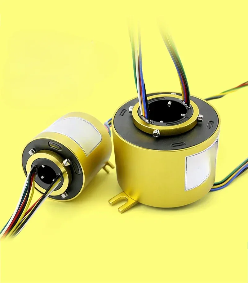 Rotating Conductive Slip Ring Through-hole Inner Diameter 2 6 12 Way Connector