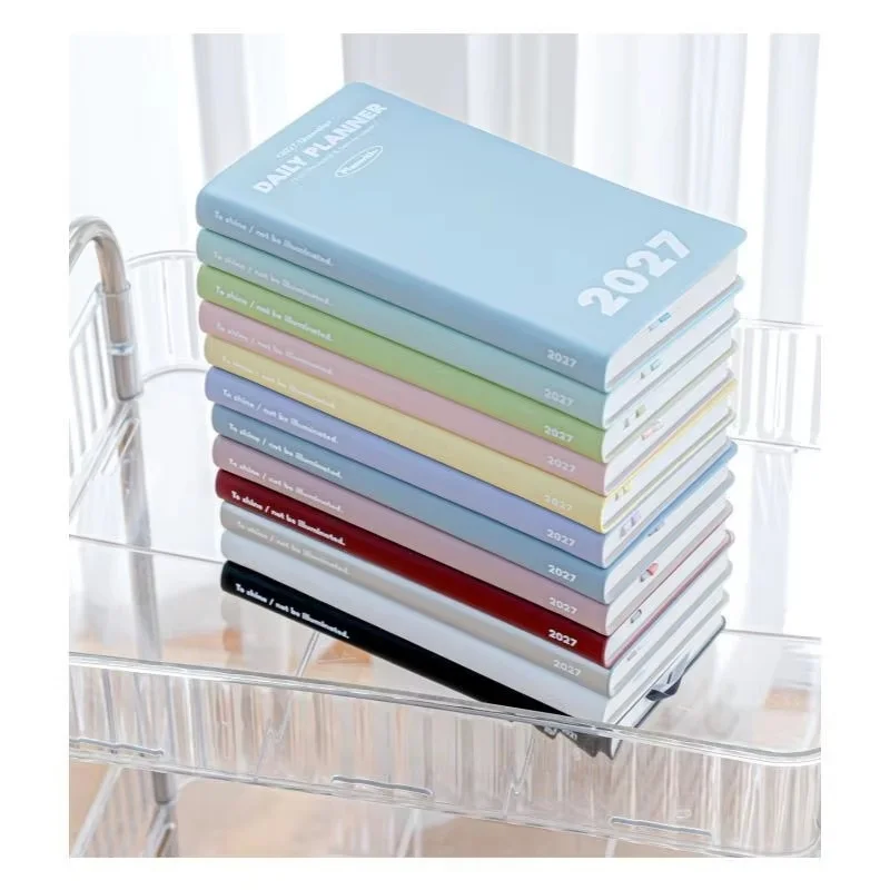New In Stock WEEK Notebook Planwith 2027 Daily Planner 12 Months Notebook Schedule Organizer For Study Work Daily Record