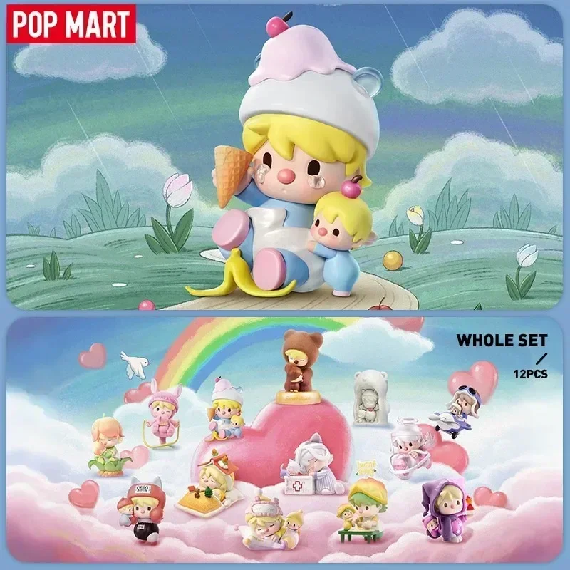 

POPMART Sweet Bean I Want a Hug Series Blind Box - Cute Anime Figure Toy Doll for Desktop Ornaments Mystery Guess Bag Collection
