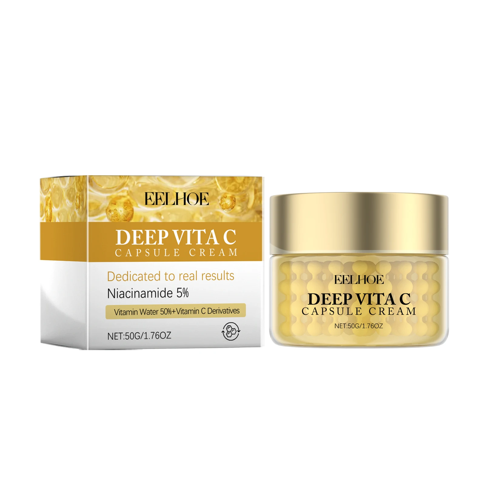 EELHOE Vitamin C Cream, Gentle Care Facial Skin Hydrating Moisturizing Moisturizing Cream Water Locking Skin Care