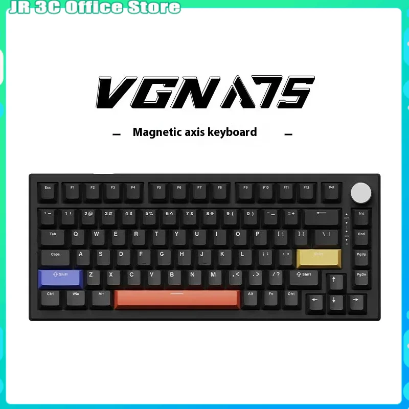 

VGN A75 Axis Keyboard Wired Keyboard E-Sports Magnetic RGB Gasket Macro Side Printed Custom 75% Keyboard For Desktop PC Computer