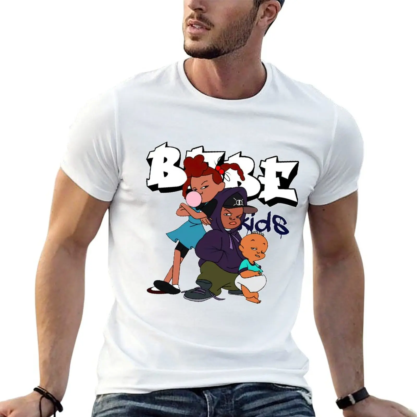 Camiseta Bebe Kids, camiseta de algodón, camiseta pack man, camisetas gráficas de diseñador para hombre, camiseta