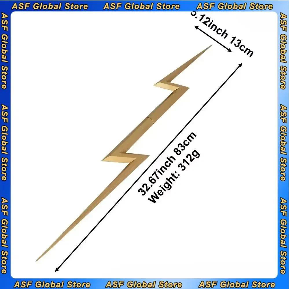 83cm Thor Love and Thunder Weap Zeus Lightning Superhero Cool Peripheral 83cm Safe Plastic Sword Ornament Model Doll Gift Toys