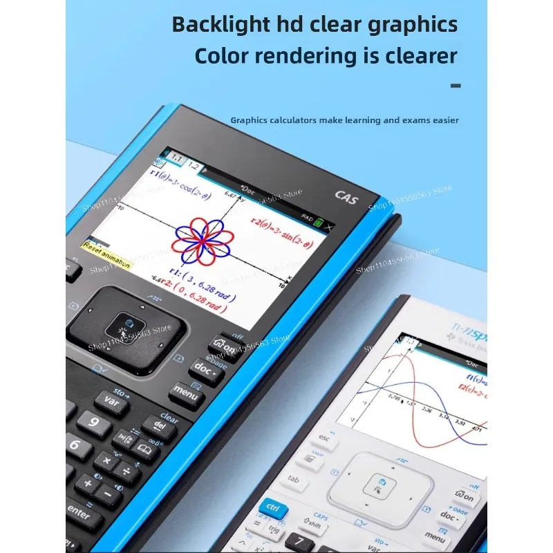 TI-Nspire CX II CAS Graphing Calculator, Bilingual Display for AP/IB Exams and Engineering