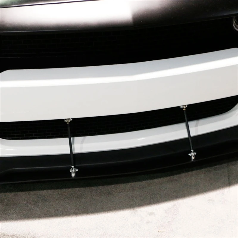 

Car Modification Front Lip Pull Rod Large Surround Rods Universal Extendable Carbon Patterned Aluminum Bumper Fixing Bracket