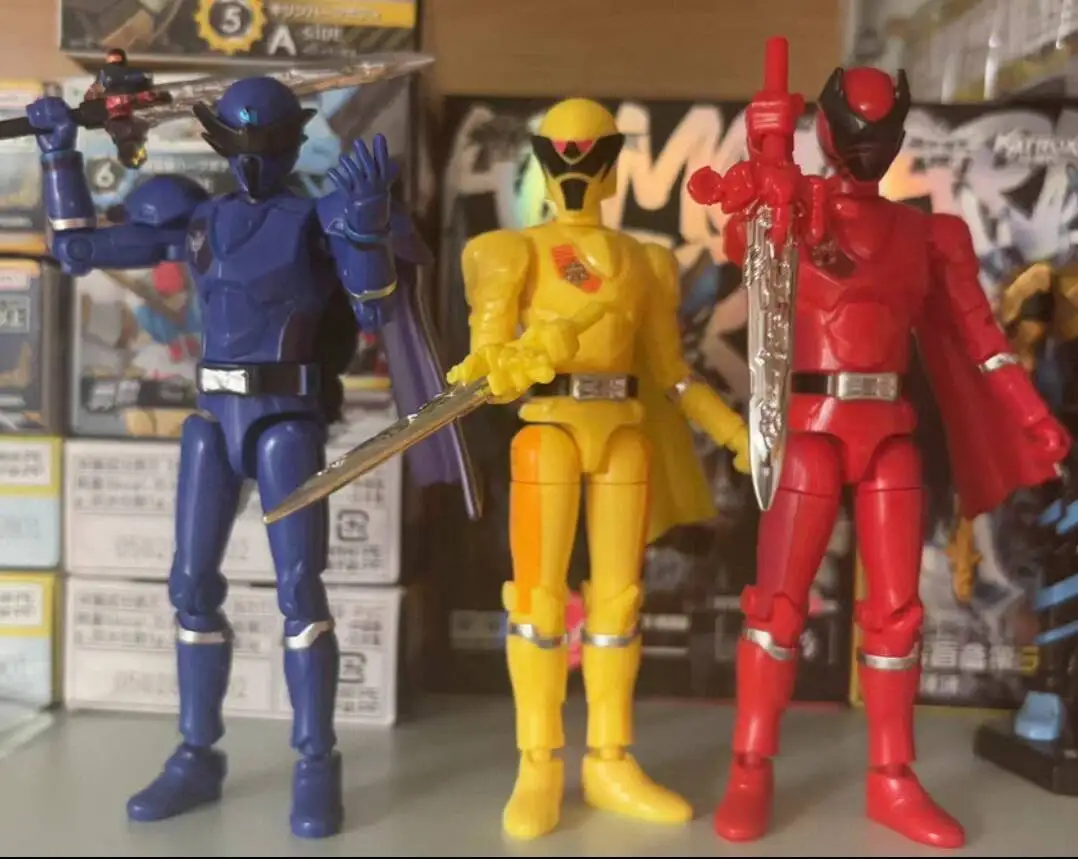 Originele Ohsama Sentai Yu-Do Serie Anime Gewrichten Beweegbare Figuur Model Ornamenten Doos Speelgoed