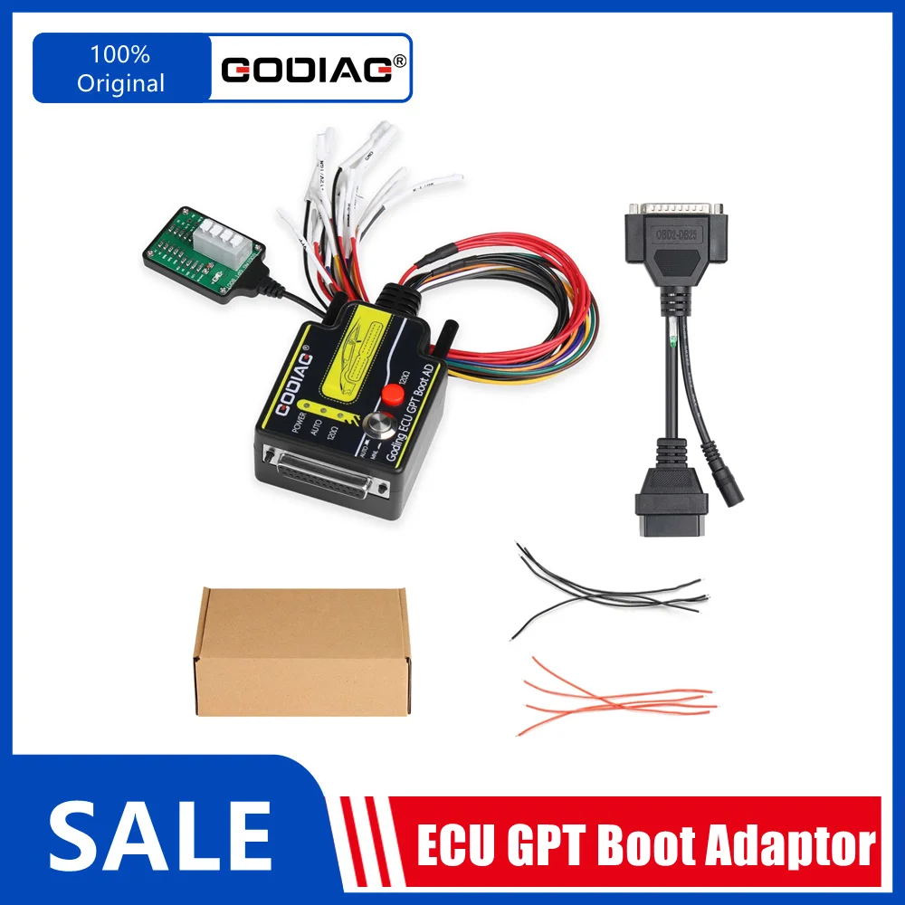 GODIAG ECU GPT Boot OBD2 ECU Diagnose Read & Write Adapter work with Openport GT100 J2534 Standard OBD2 Protocol