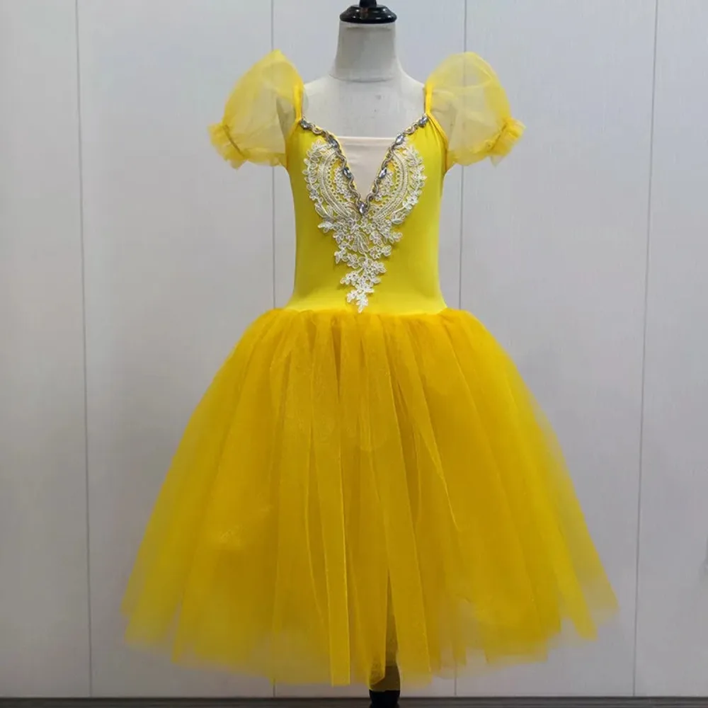 

Dance Wear Children Clothing Ballet Tutu Stage Performance Costumes Kids Clothes Leotards for Girls Dress Elegant Cute Princess