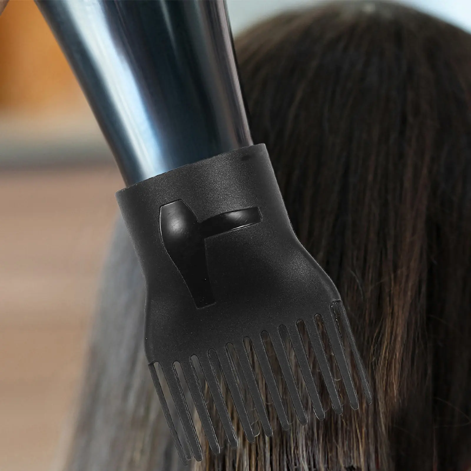 

2Pcs Hair Dryer Attachment Set Concentrator Diffuser Comb for Home Styling Heat Resistant Even Airflow Universal Fit