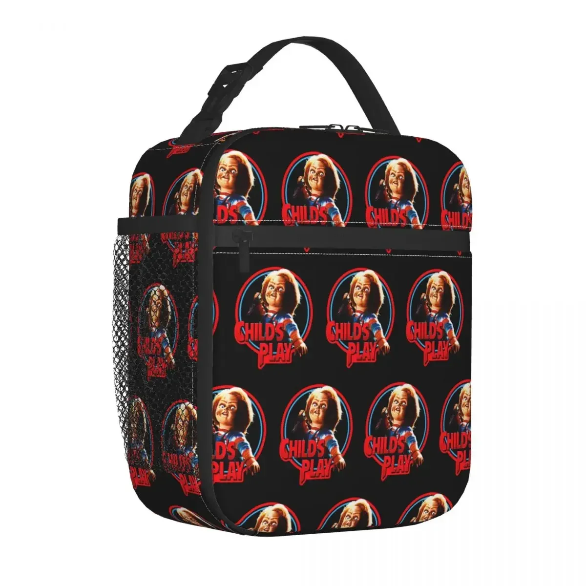 

Chucky Horror Aesthetic Streetwear Thermal Insulated Lunch Bag Office Portable Lunch Container Cooler Thermal Food Box