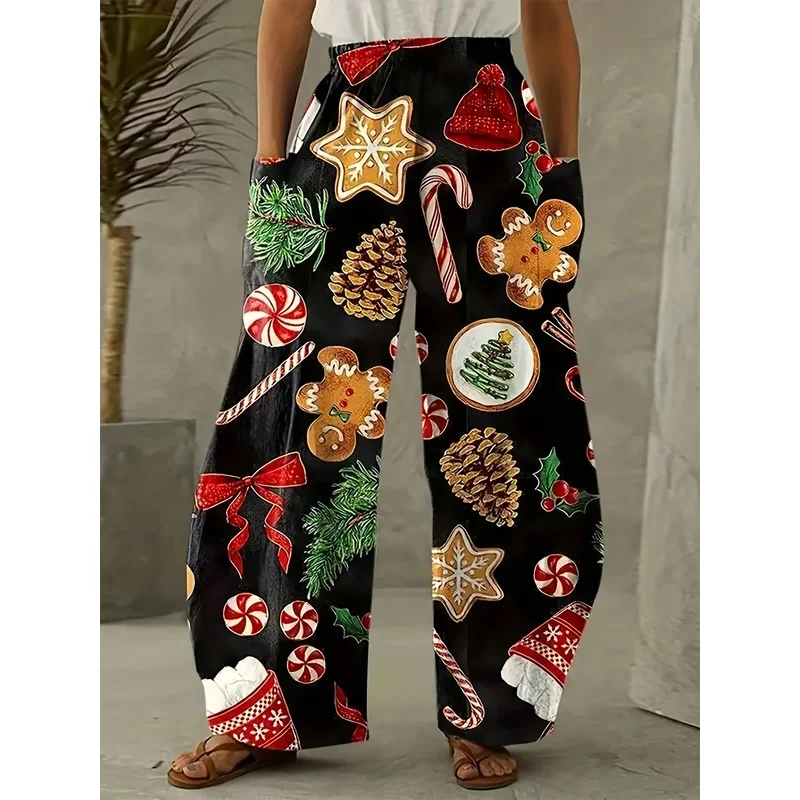 Kids Girls Wide Leg Pants Casual Loose Trousers Soft Cotton Daily Wear Children Baggy Pants