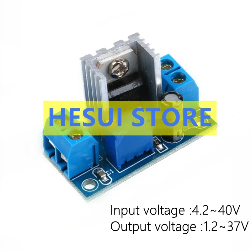 Placa de fonte de alimentação regulada ajustável LM317 DC-DC módulo step-down regulador de tensão linear