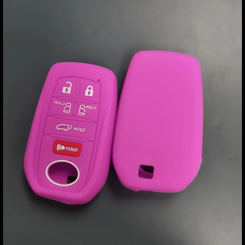 トヨタ新型センナ6キー用シリコンカーキーカバー、21年式と22年式モデルに適合