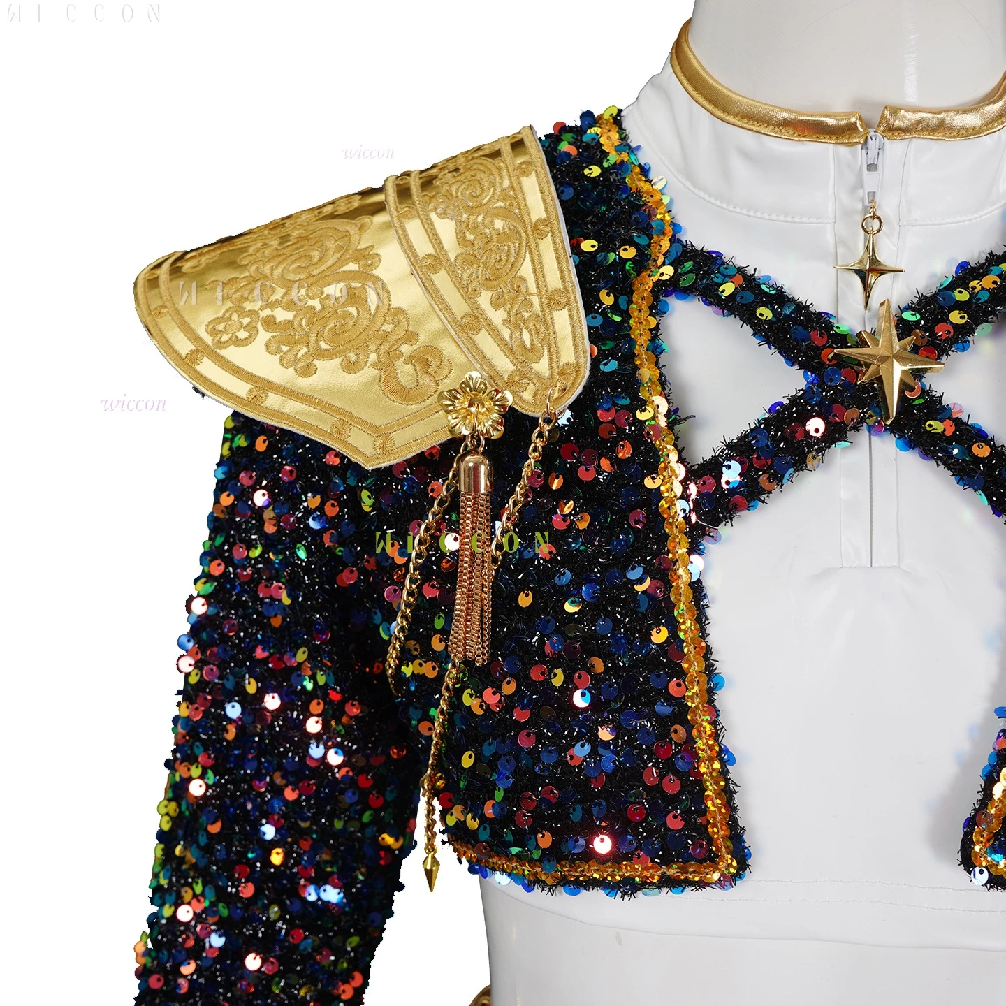 Хэллоуин Кан Ру-ми для взрослых и детей Huntrix K-Pop Руми Кан Косплей Охотники на демонов 강루미 Лидер Жилет Юбка Комплект Карнавальный костюм