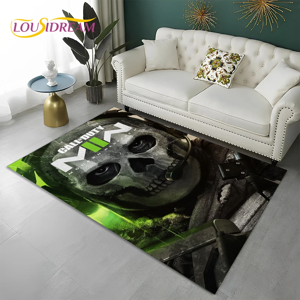 3D Call of Duty ,Gamer COD Game HD Carpet Rug for Home Living Room Bedroom Sofa Doormat Decor,kids Area Rug Non-slip Floor Mat