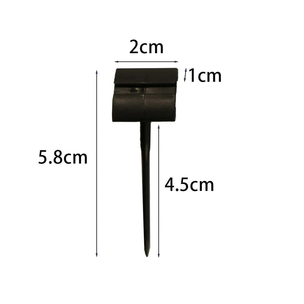 50pcs Advertising Cardboard Display Food Cake Bread Bakery Ticket Pins Plastic Pricing Needles Price Tag Holder Label Spear