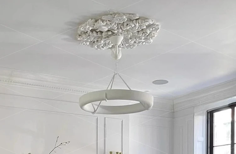 

Gypsum living room chandelier modern simple creative retro restaurant lamp