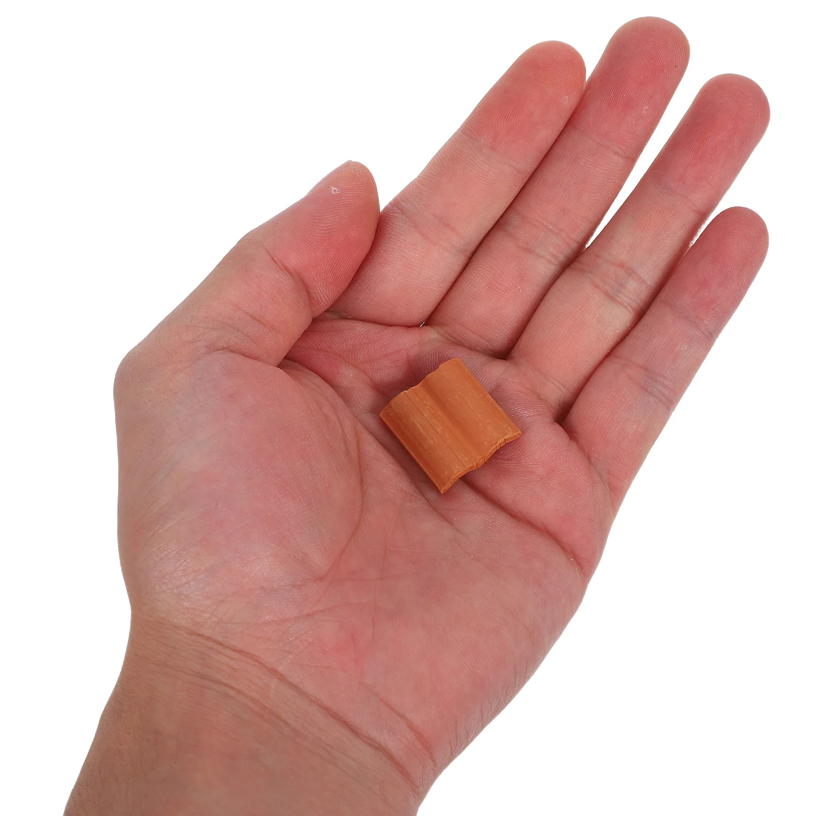

60Pcs Miniature Roof Tiles Authentic Mini Architectural Building Material for Dollhouse Micro Landscape Sand Table Models