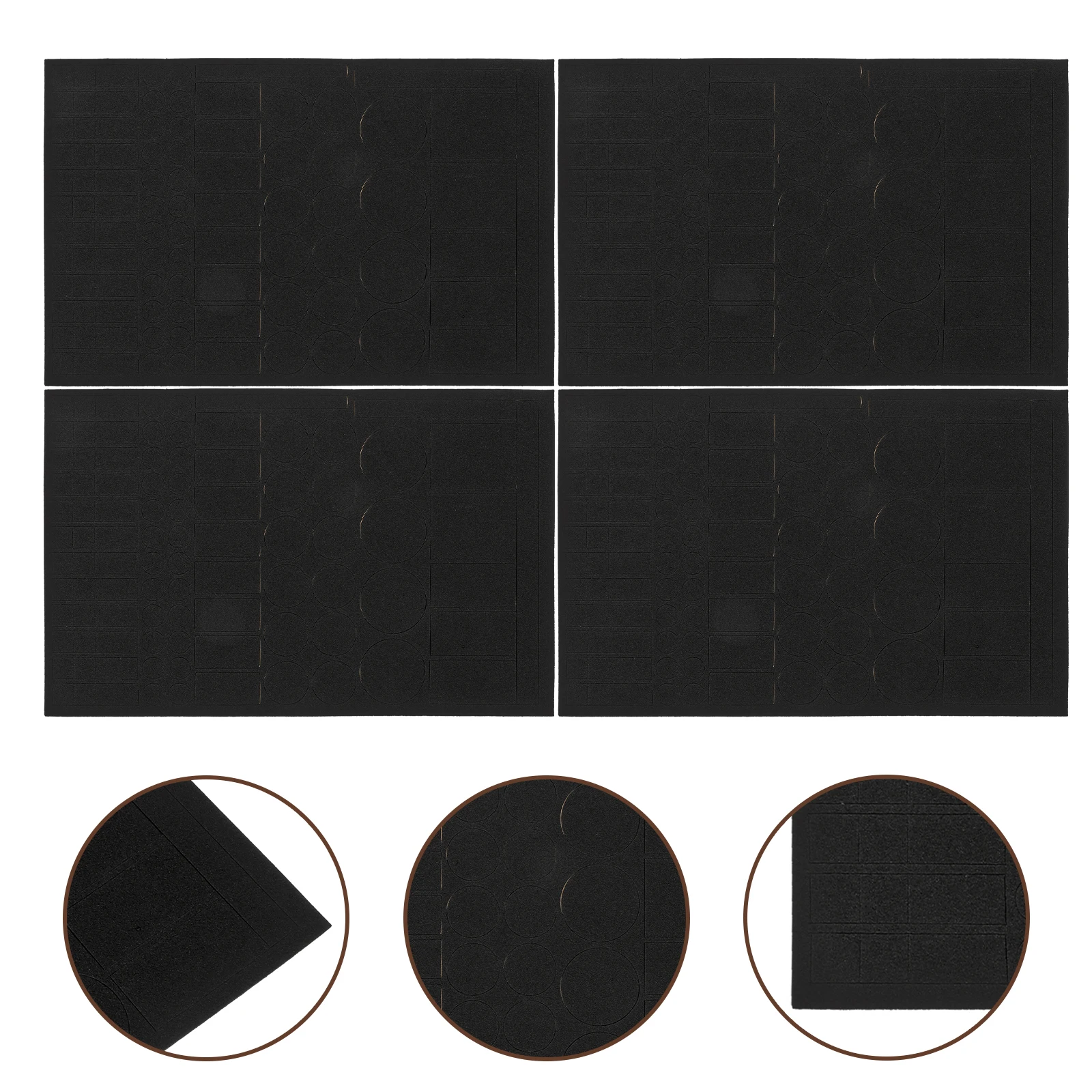 4 أوراق ملصقات يعتم الضوء غطاء LED مقاوم للماء لاصق تظليل التلفزيون #5