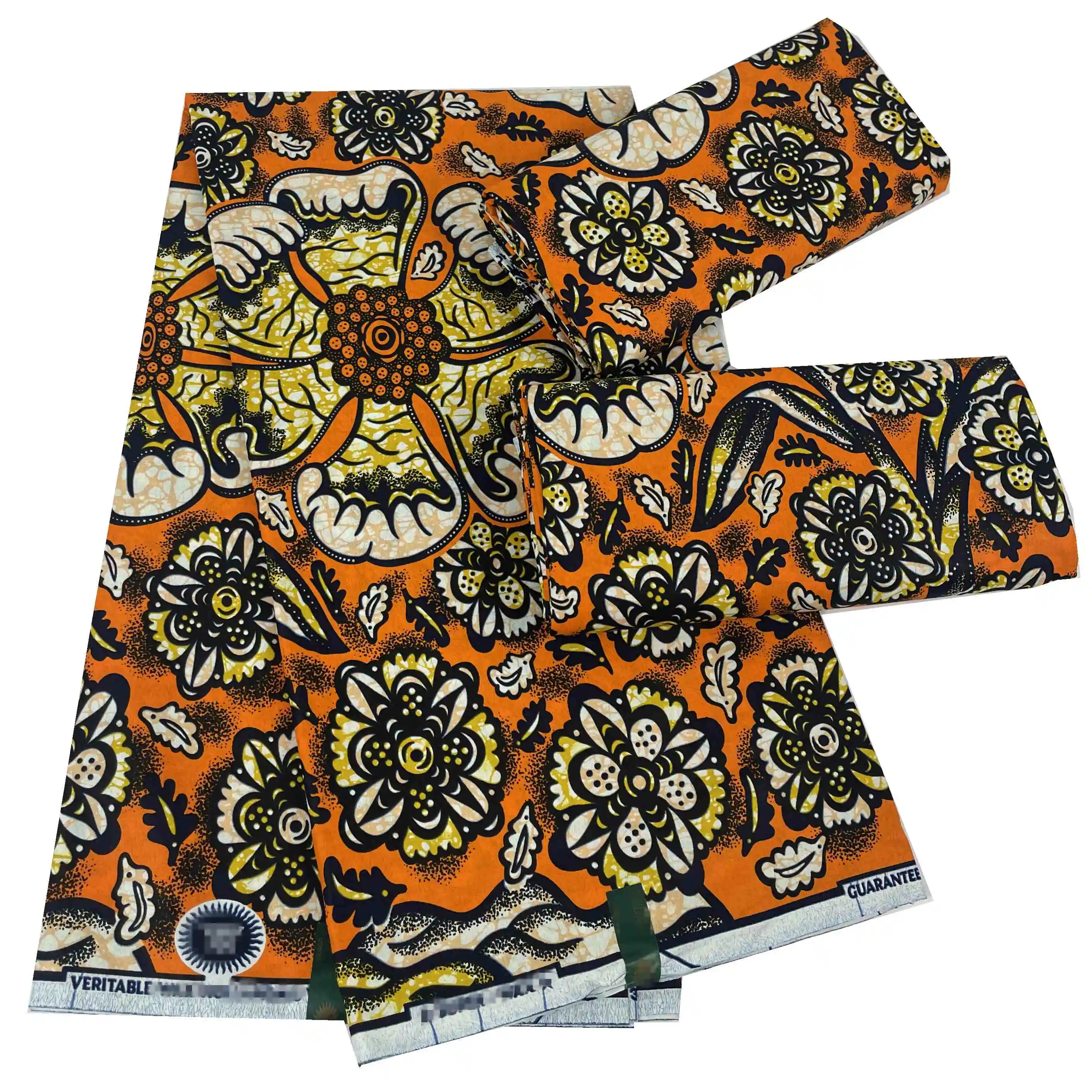 Veritable Super Guaranteed Real Wax Fabric Soft Real Dutch Hollandais Original Pagne Africa Dress 100% Cotton Wrapper Loincloth