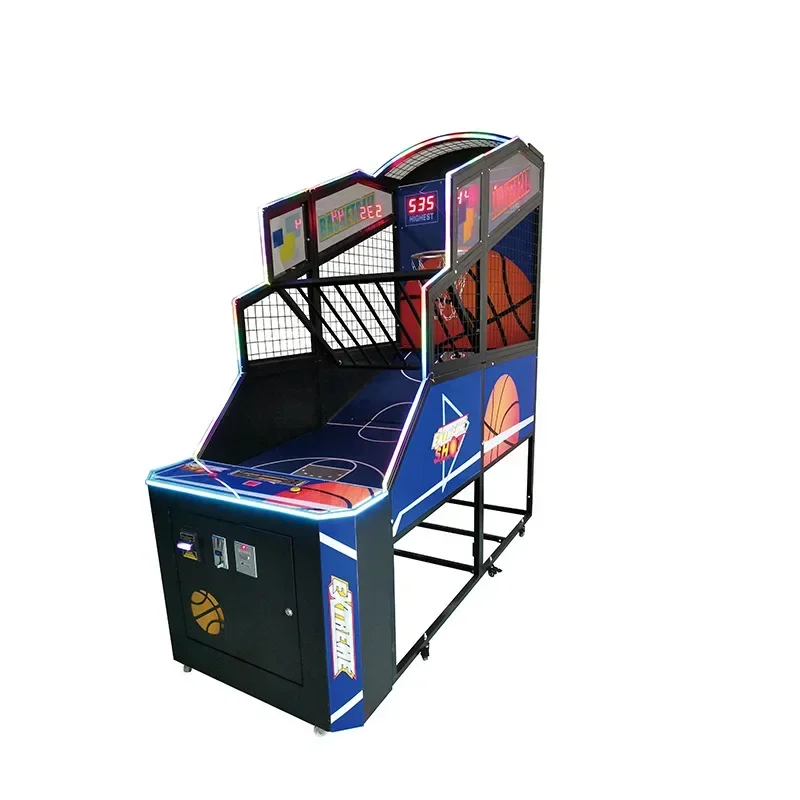 Electronic basketball coin-operated street basketball shooting machine arcade shooting training game machine