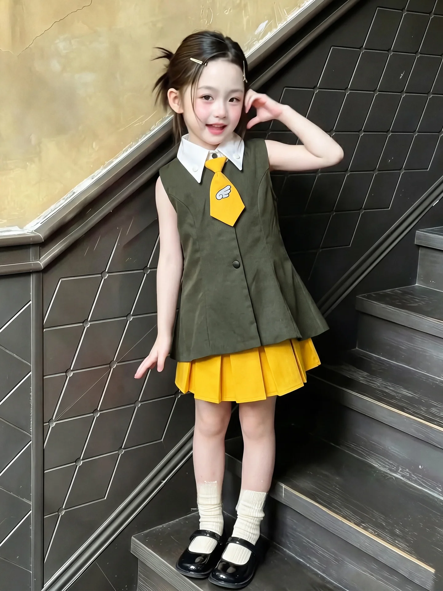 ensemble-jupe-et-gilet-style-preppy-pour-filles-tenue-estivale-douce-vetements-pour-eleves-du-primaire-costume-retro-deux-pieces-pour-les-ages-4-14-ans