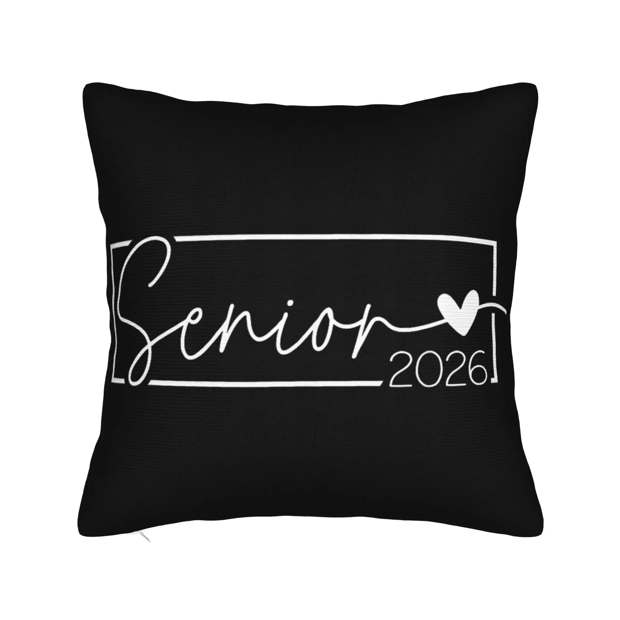 Decorative Pillow Cover Class of 2026 Senior Graduation Merch Home  Throw Pillow Case Cover Square Multi-Size