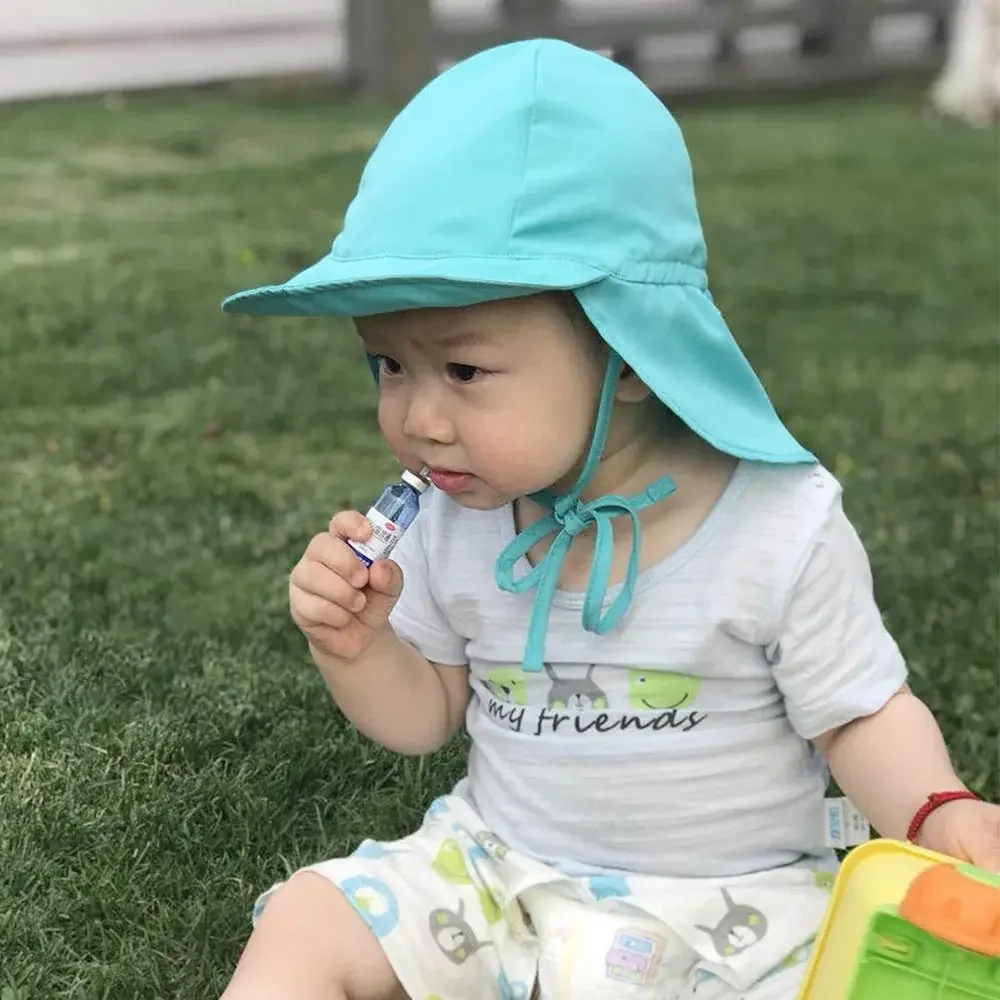 Outdoor Quick-drying Bucket Hats Wide Brim UV Protection Sun Caps Summer Adjustable Beach Hats Infant