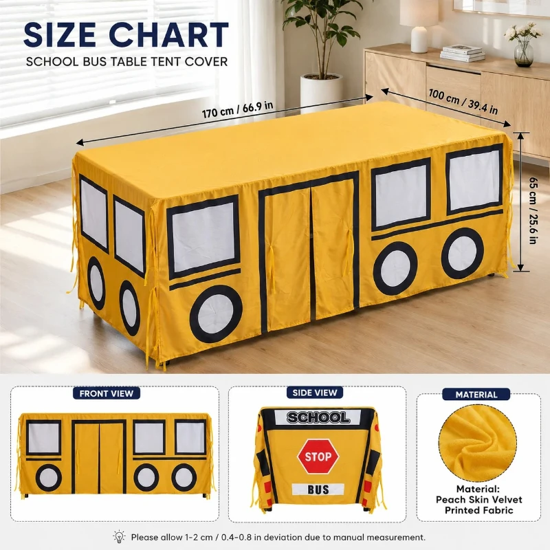 10フィート x 7.5フィート 大型スクールバスプレイハウ - Home Textiles News のレビューと価格