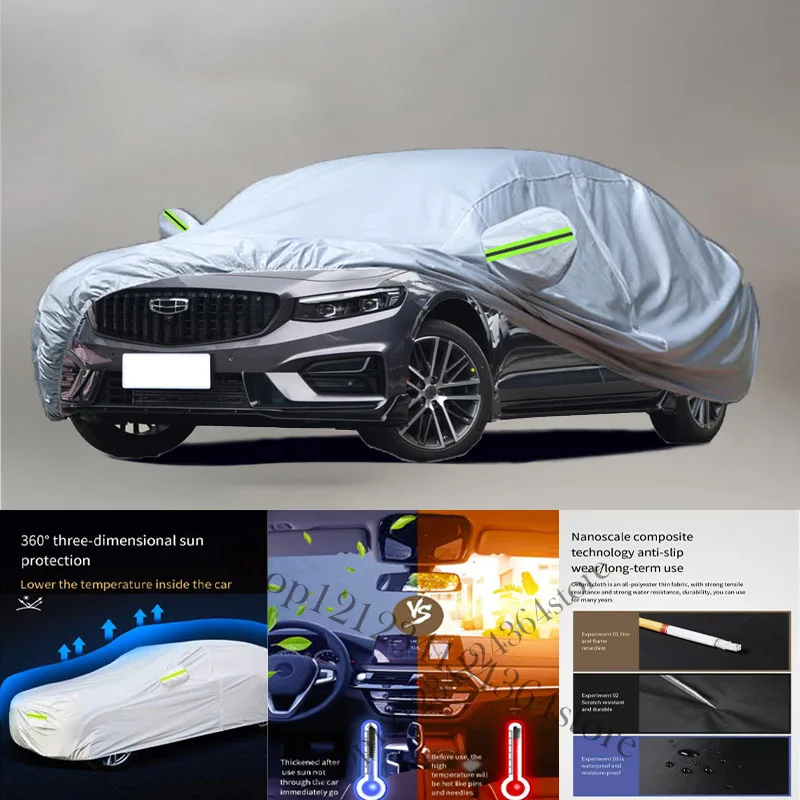 

For Geely Preface fit Outdoor Protection Full Car Covers Snow Cover Sunshade Waterproof Dustproof Exterior Car cover protection