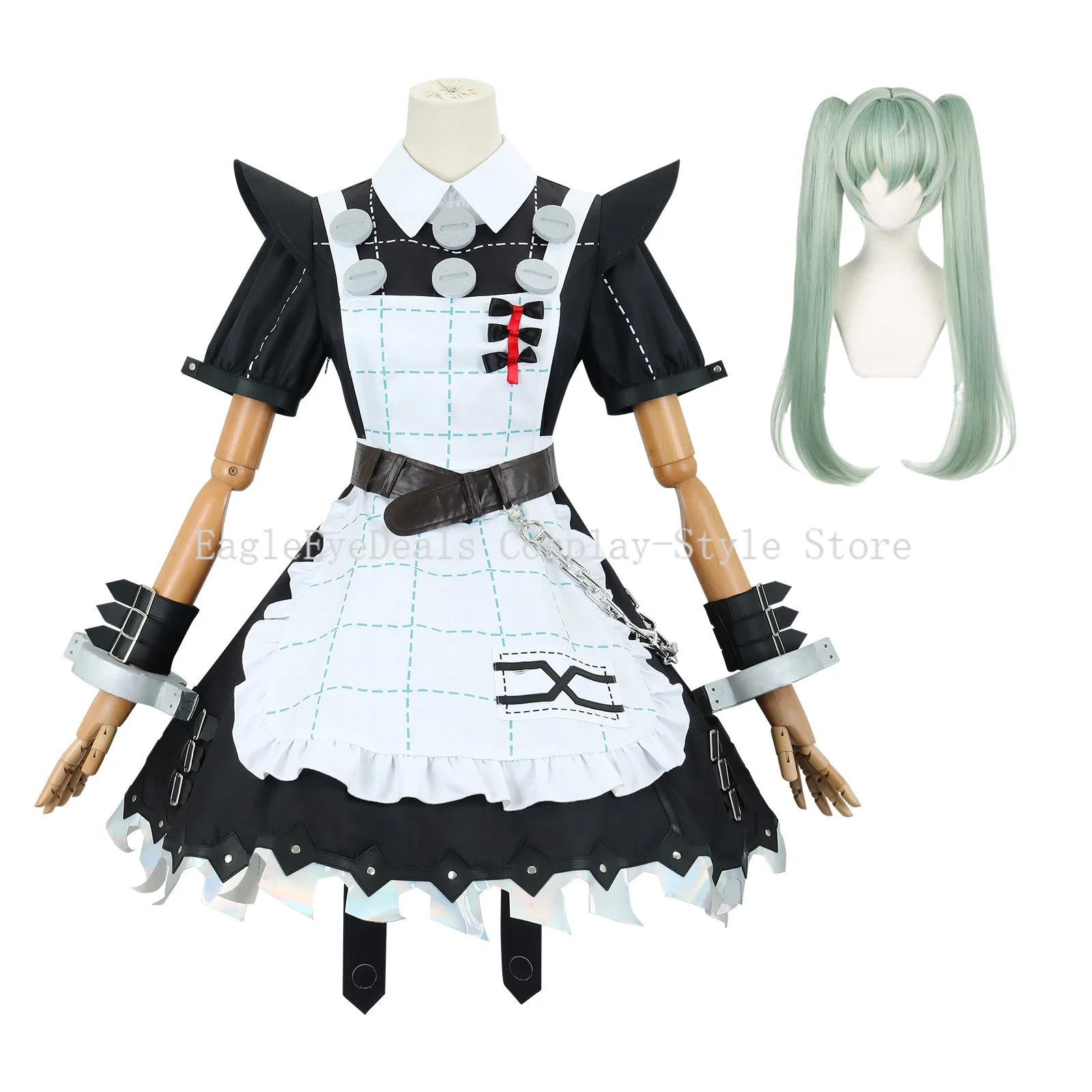 Jogos de anime zenless zona zero corin wickes cosplay traje bonito terno de empregada trajes de halloween para mulheres adultas